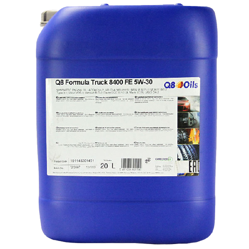 Моторное масло Q8 Formula Truck 8400 FE 5W-30, 20л